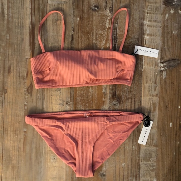 Vitamin A Mila top + Luciana full bottom (size S) NWT - Picture 5 of 9